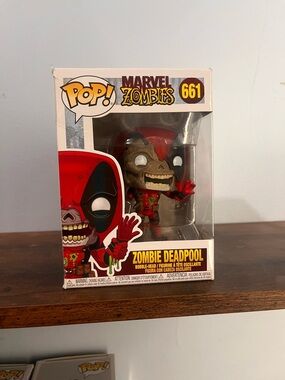 Funko Pop! Marvel Zombies Zombie Deadpool Red and Brown Vinyl Figure #661